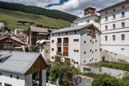 Aussenansicht Ferienwohnung Chasa Laina Sent