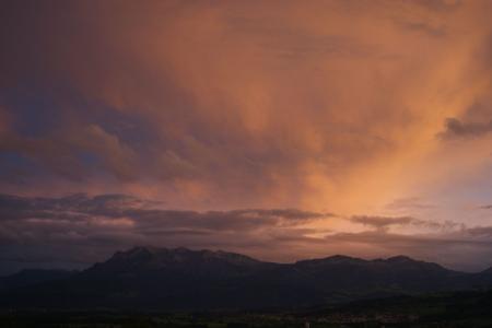 Aussicht Pilatus Archehof Neuhof